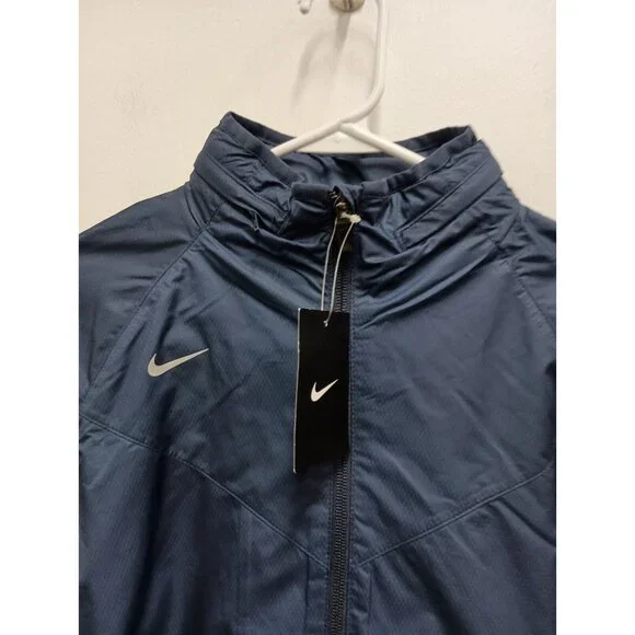 Nike Storm Fit Womens Windbreaker‎ Jacket Small Navy Full Zip Outdoor NWT - Picture 2 of 12